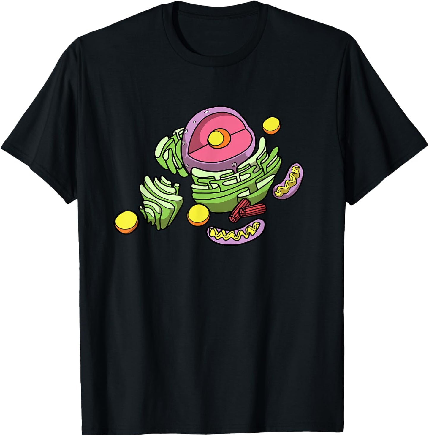 Ecology Biologist Cells - Bio Student Science Biology T-Shirt - T-Shirt | Black