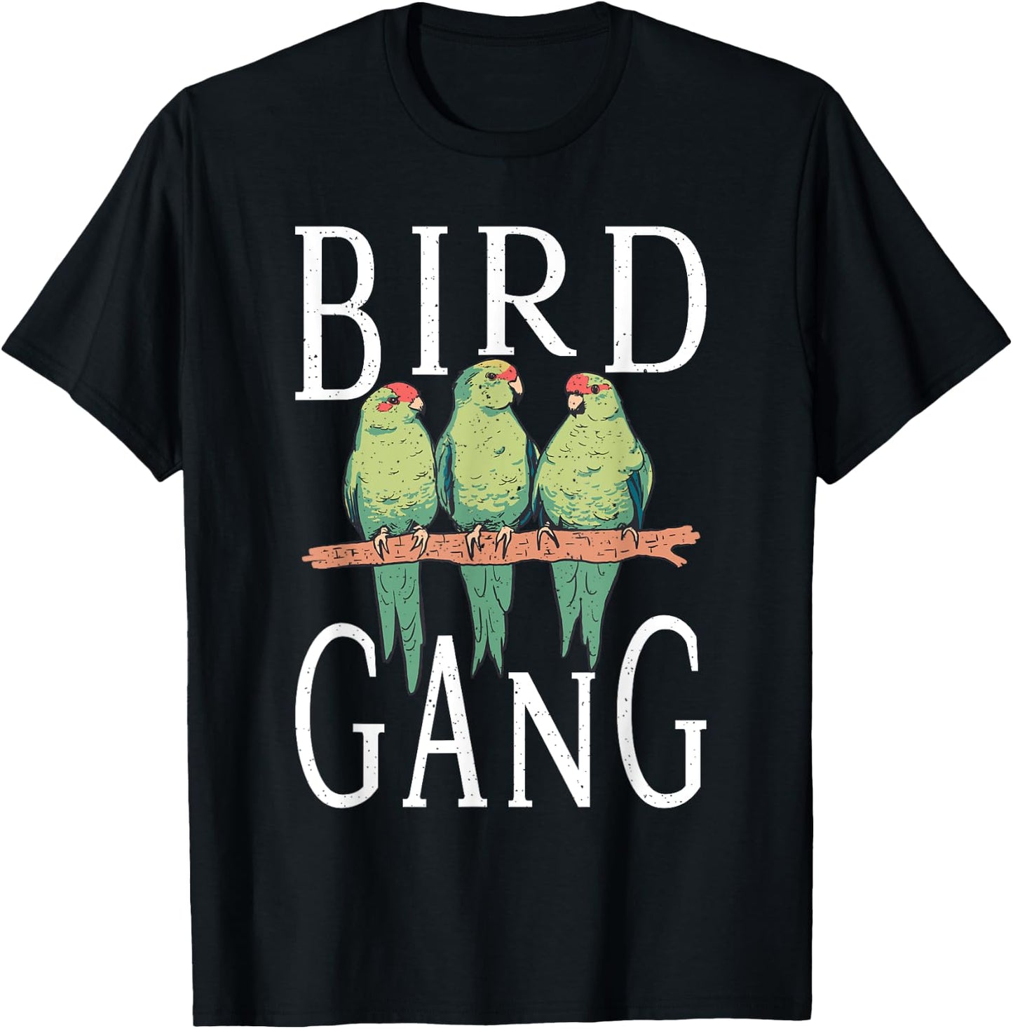 Bird Gang Friends T-Shirt - T-Shirt | Black