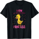 Mom Of The Birthday Princess Duck Girl Birthday T-Shirt - T-Shirt | Black