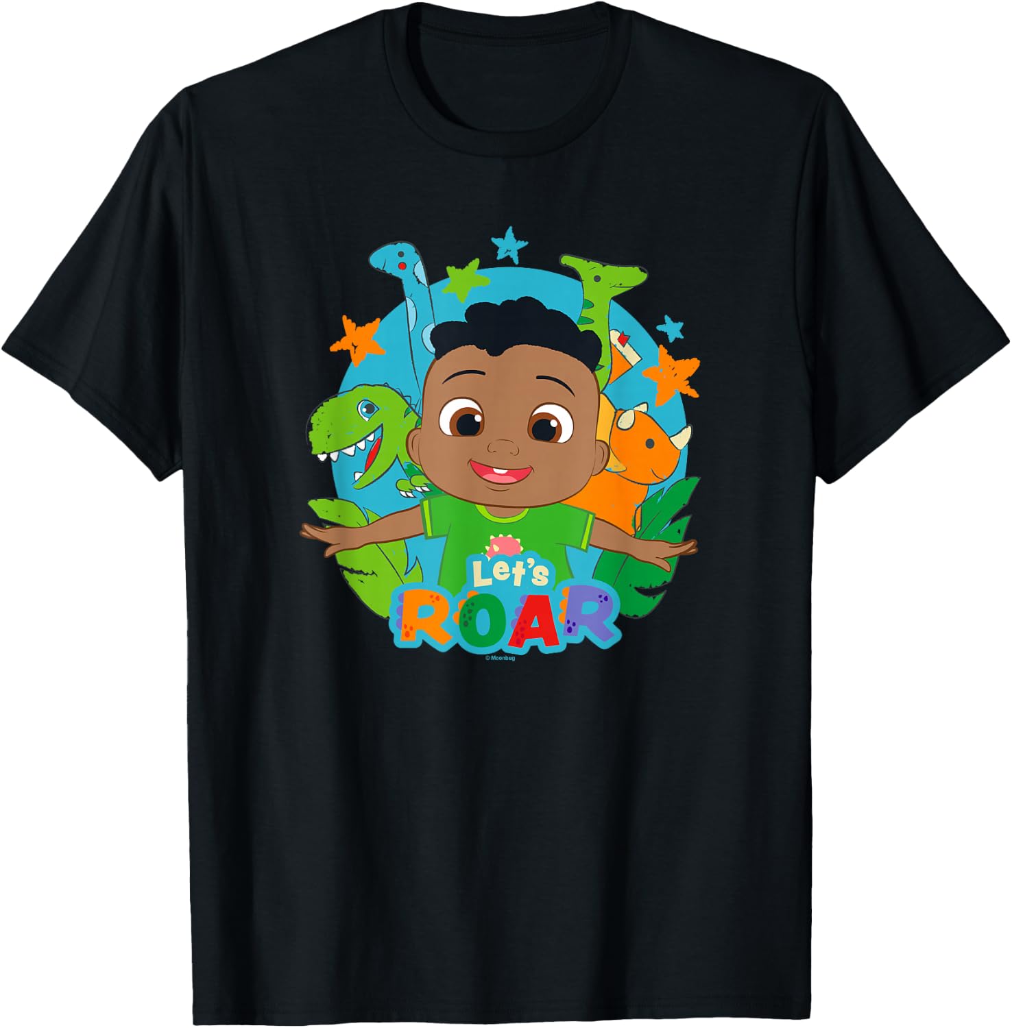 CoComelon Cody Let's Roar Dino Box Up T-Shirt - T-Shirt | Black