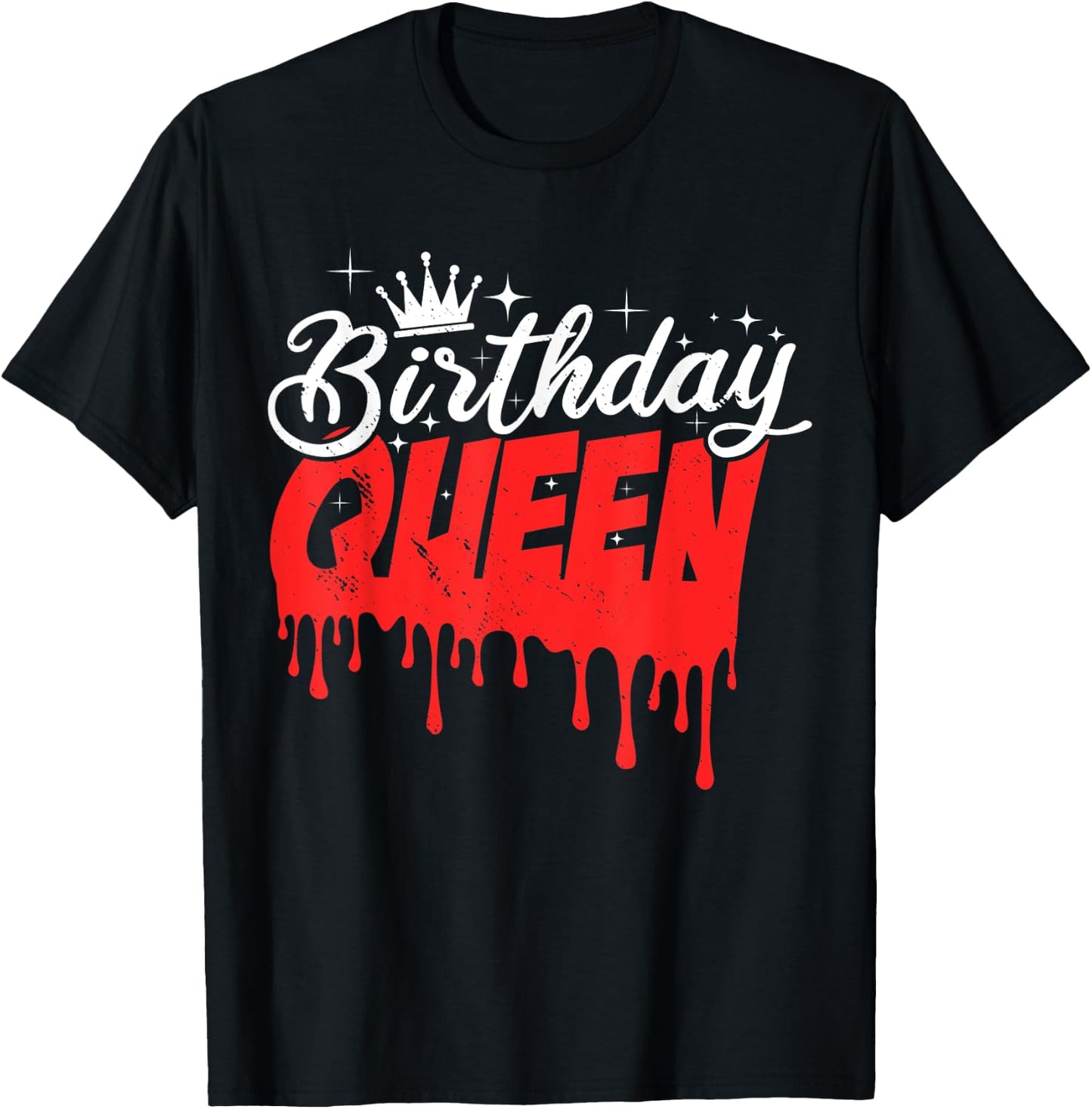 Cool Birthday Queen T-Shirt - T-Shirt | Black