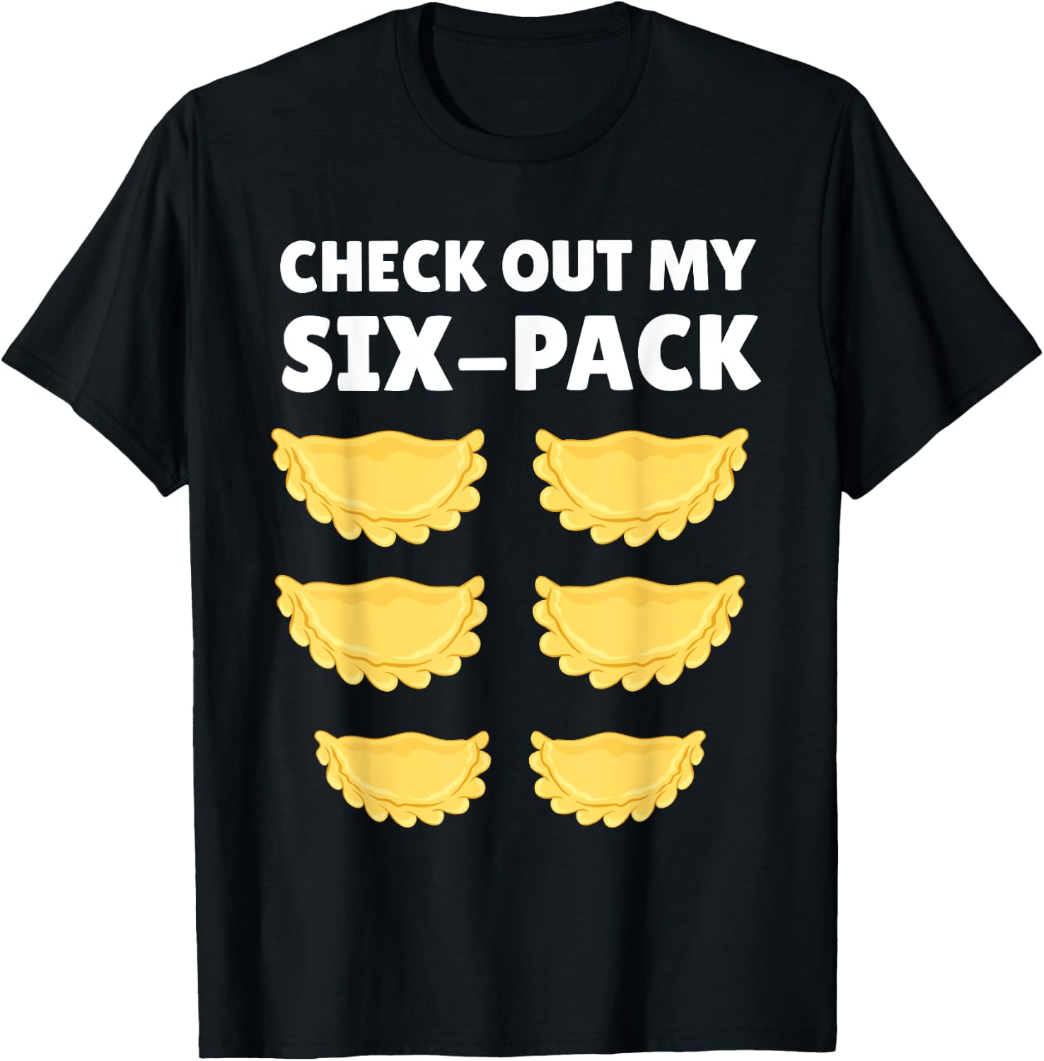 Funny Pierogi Art Women Pierogi Dumplings Lover T-Shirt - T-Shirt | Black