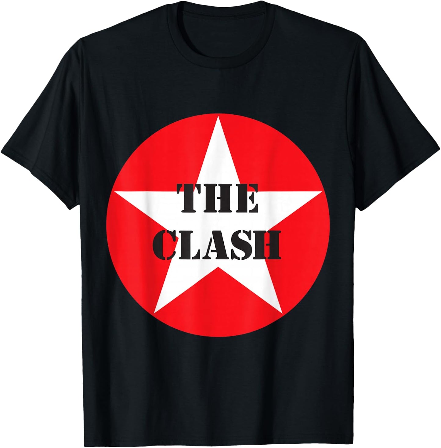 The Clash - Circle Star T-Shirt - T-Shirt | Black