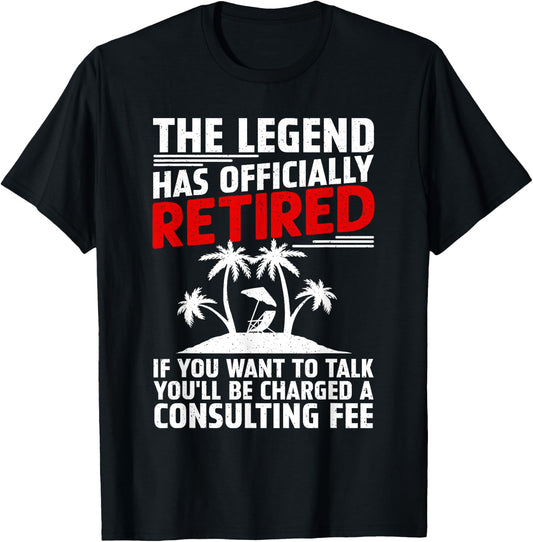 Funny Retired Design Women Retire Retired Retirement T-Shirt - T-Shirt | Black