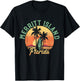 Merritt Island Florida Retro Surfer Vintage Beach T-Shirt - T-Shirt | Black