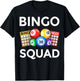 Cute Bingo Designs Women Bingo Lovers Players Casino Small T-Shirt - T-Shirt | Black