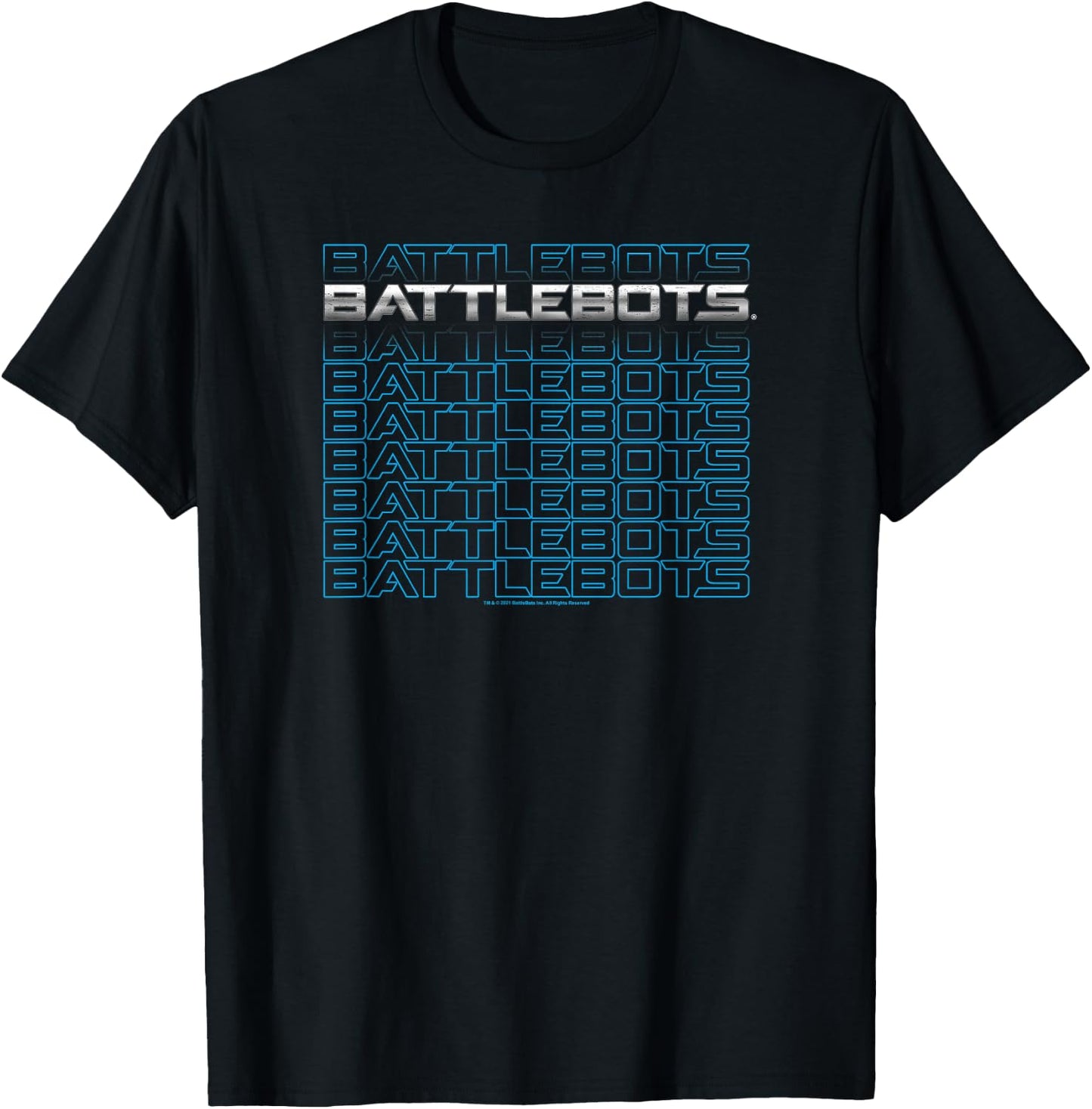 BattleBots Logo Text Stack T-Shirt - T-Shirt | Black