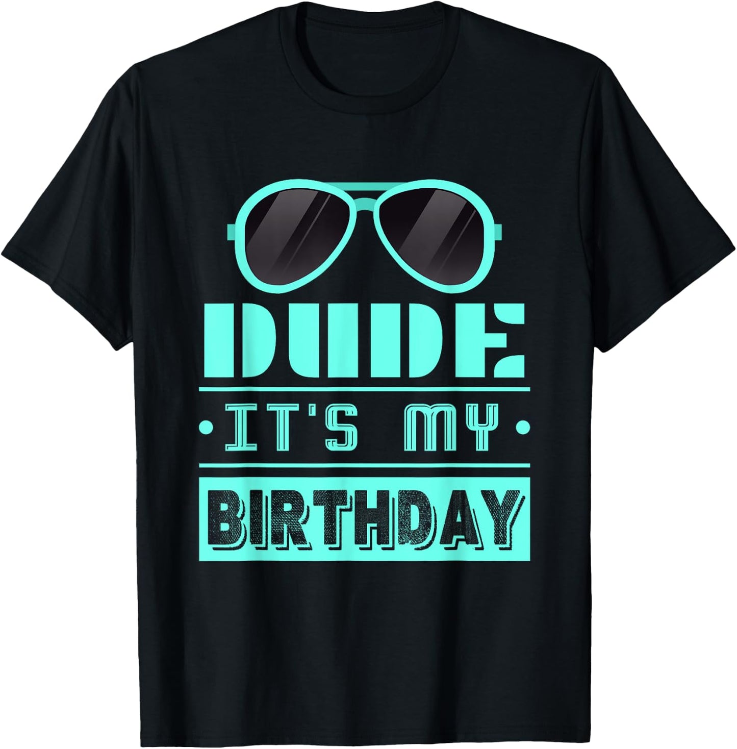 Perfect Dude Shirt Dude Graphic Novelty Dude its My Birthday T-Shirt - T-Shirt | Black