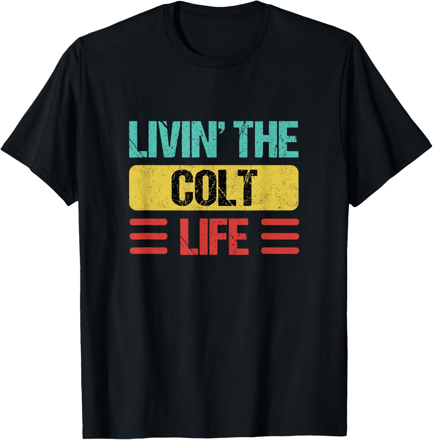 Colt Name T-Shirt - T-Shirt | Black