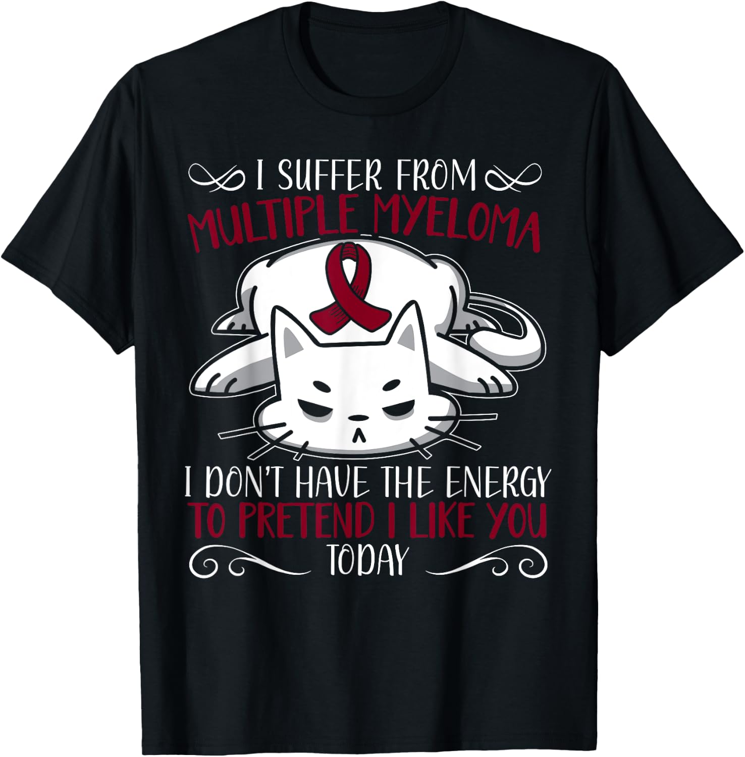 Multiple Myeloma Warrior Myeloma Cancer Awareness T-Shirt - T-Shirt | Black