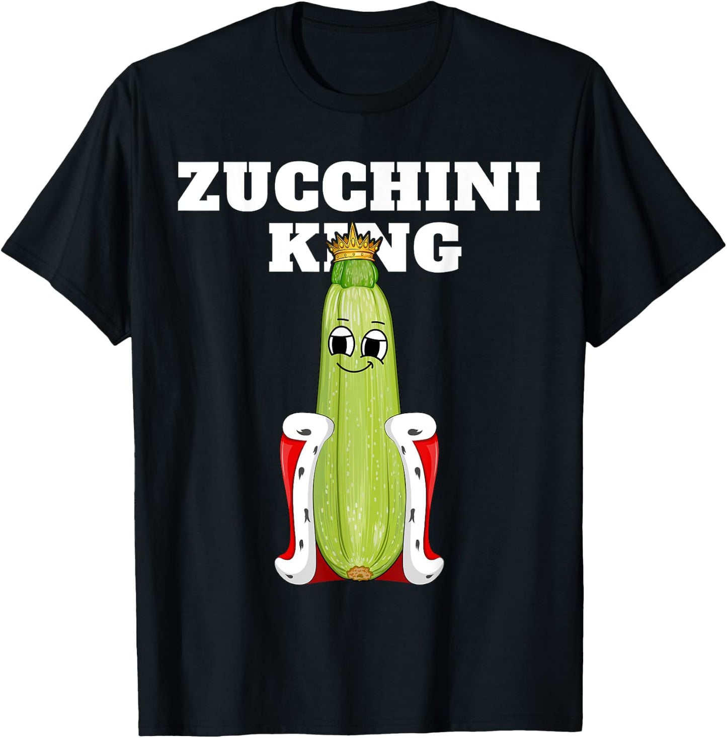 Zucchini King | Zucchini | Boys Zucchini T-Shirt - T-Shirt | Black
