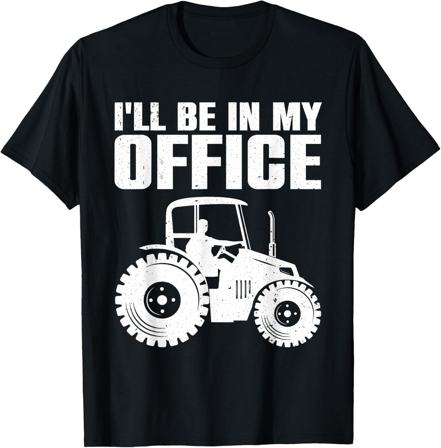 Best Tractor Women Farming Agriculture Farmer Office T-Shirt - T-Shirt | Black