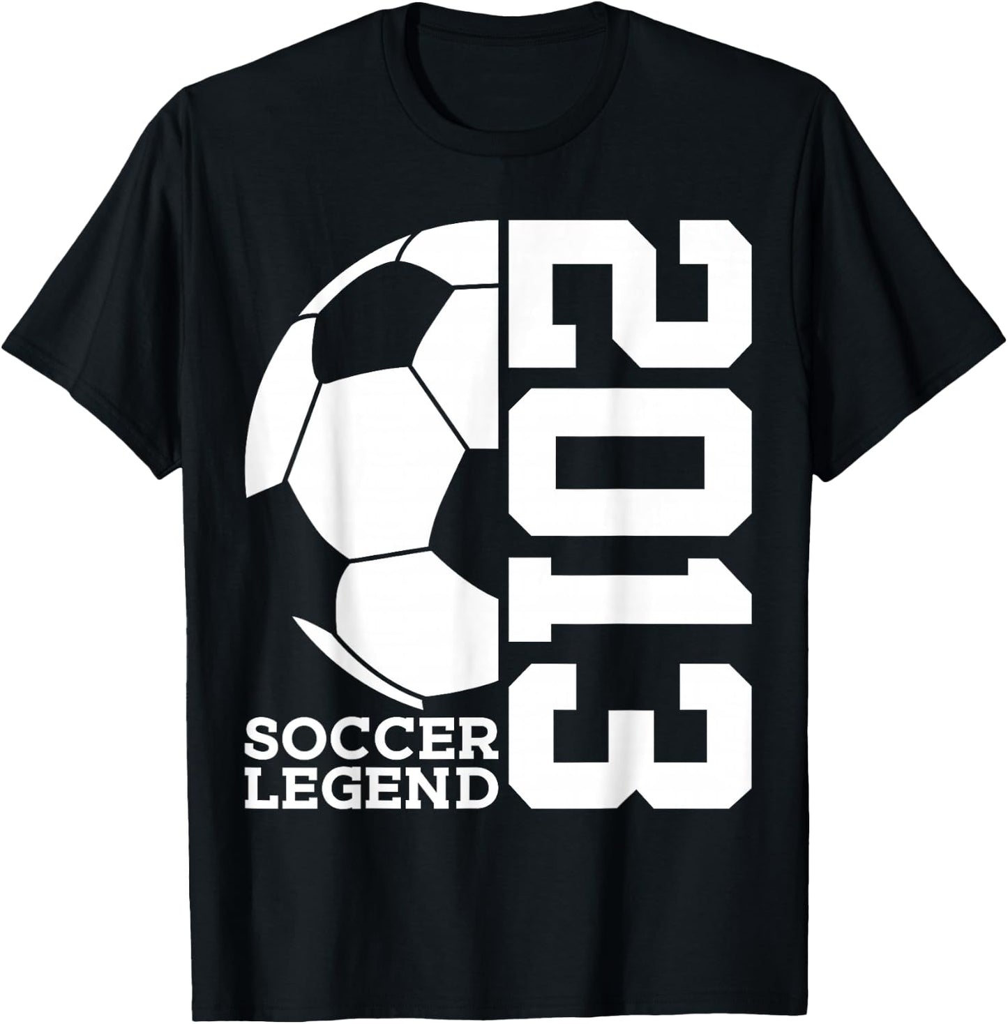 Soccer Legend 2013 13th Birthday Soccer T-Shirt - T-Shirt | Black