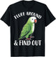 Funny Quaker Parrot T-Shirt - T-Shirt | Black