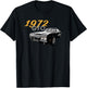 AMERICAN MUSCLE CARS,1972 GTO, VINTAGE CARS, CLASSIC CAR 70s T-Shirt - T-Shirt | Black