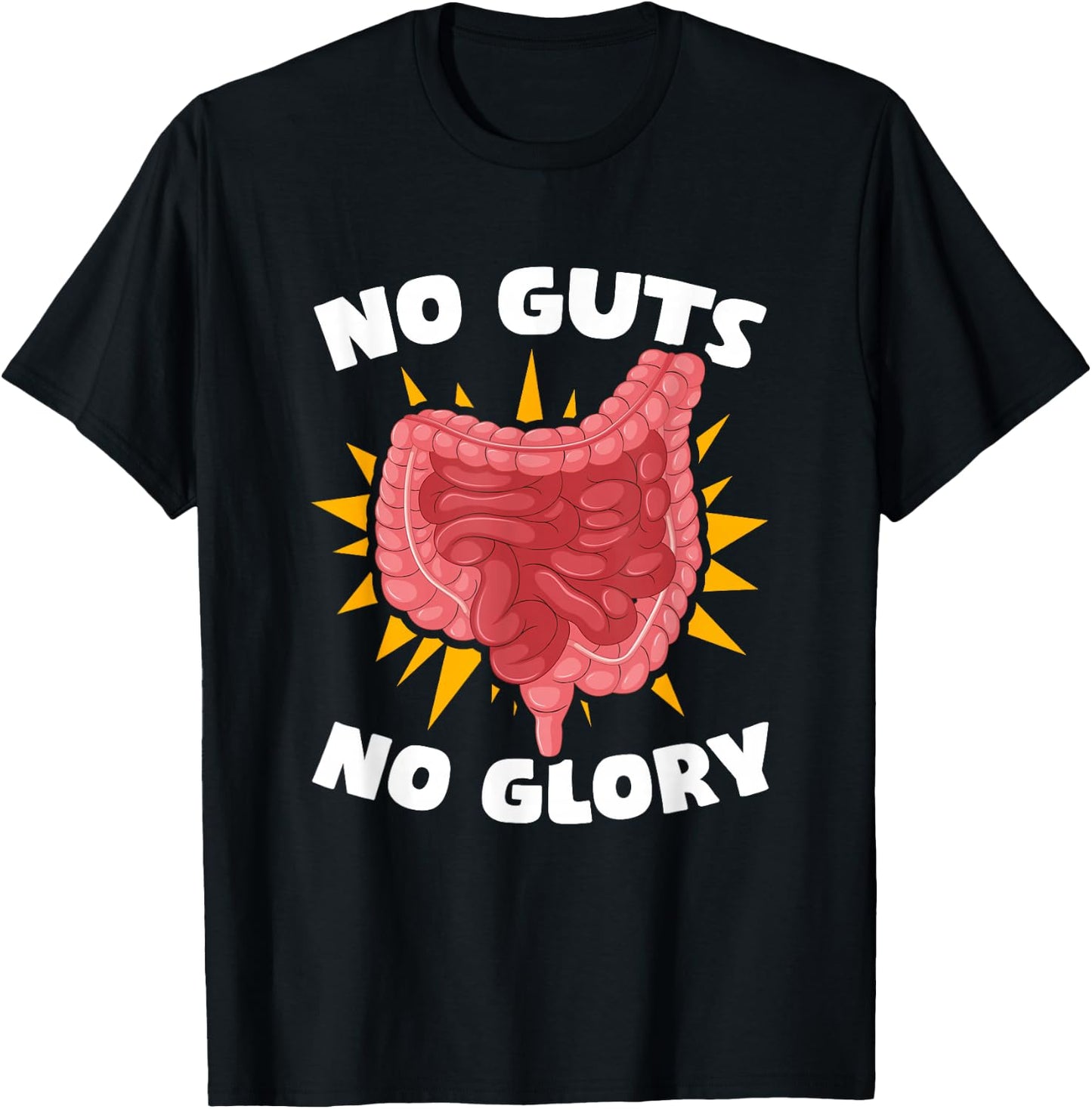 GI Nurse Medical Gastroenterologist Colon Gastro No Guts No Glory Gastroenterology Gastro Gastroenterologist T-Shirt - T-Shirt | Black