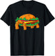 Funny Hamburger Turtle Fast Food Animal T-Shirt - T-Shirt | Black