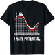 I Have Potential Energy -Roller Coaster- Funny Physics T-Shirt - T-Shirt | Black