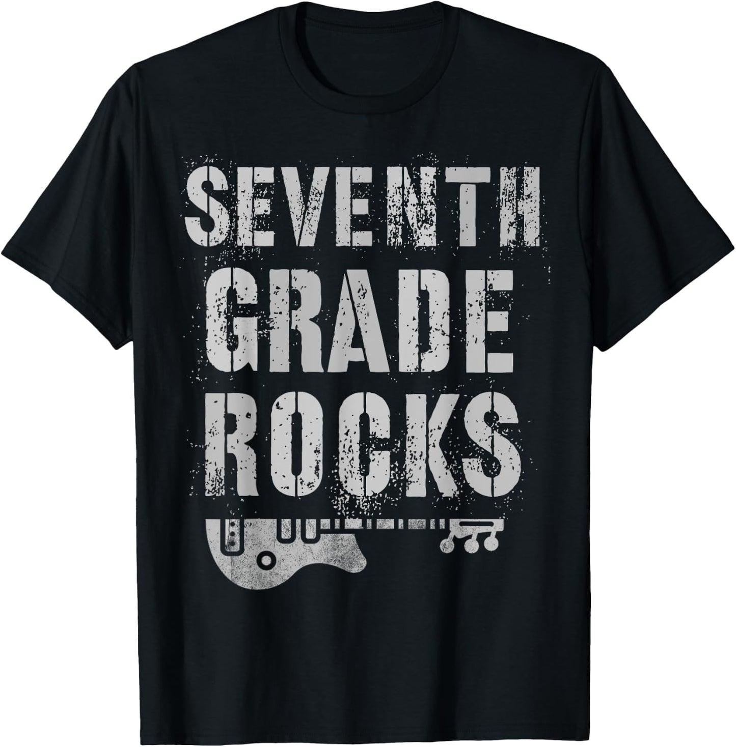 7th GRADE ROCKS Test Teacher Seventh Gr Rockstar Is My Jam Women Kids T-Shirt - T-Shirt | Black