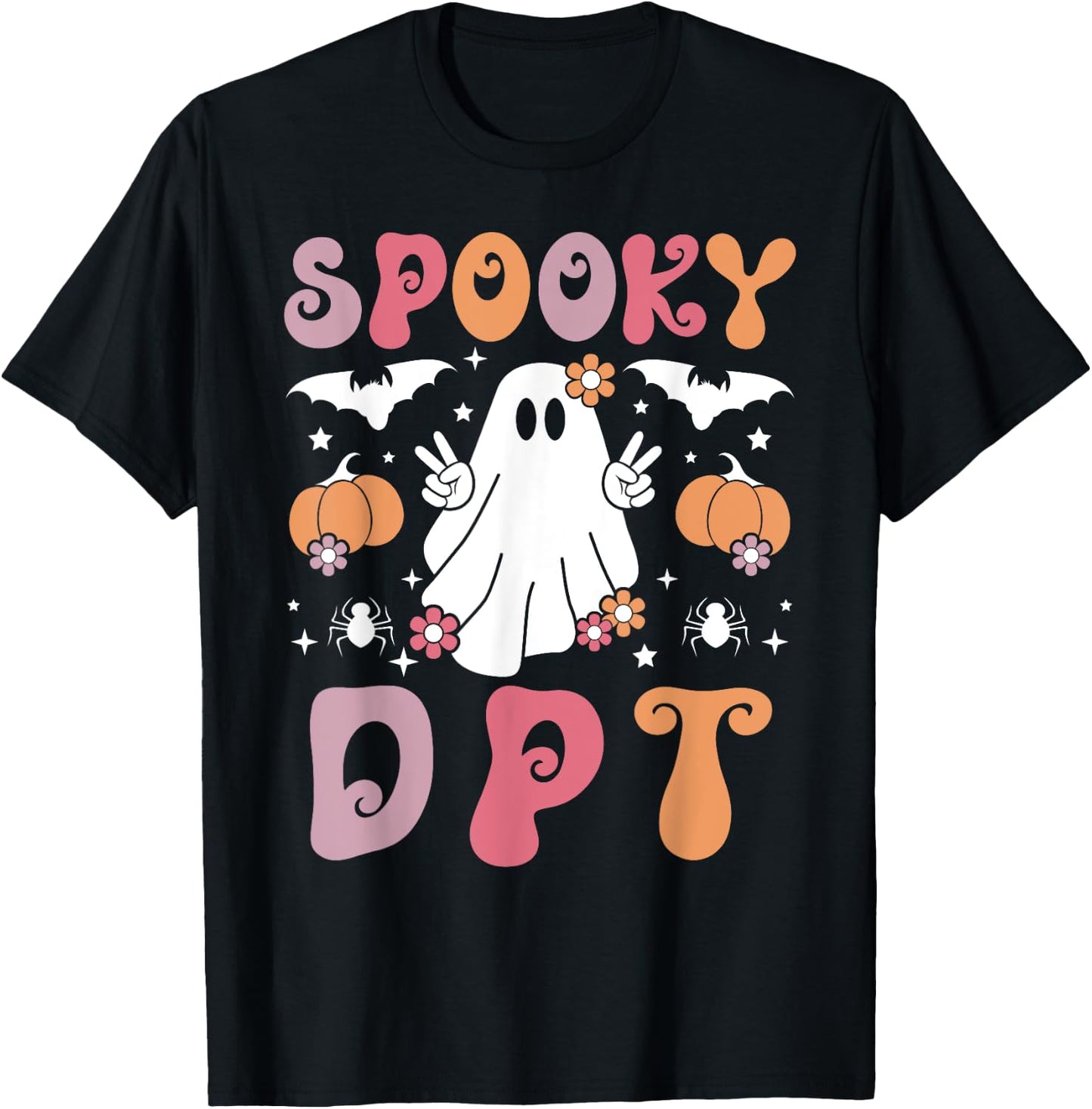 Spooky Doctor Of Physical Therapy Halloween DPT T-Shirt - T-Shirt | Black