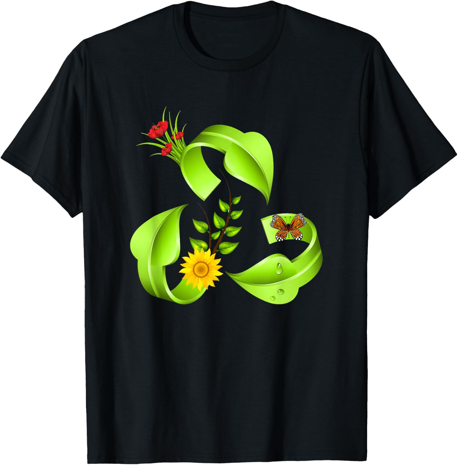 Recycle shirt , recycle , recycle for boys T-Shirt - T-Shirt | Black
