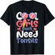 Cool Girls Don't Need Tonsils - Tonsillectomy Tonsil Removal T-Shirt - T-Shirt | Black