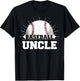 Game Day Baseball Uncle T-Shirt - T-Shirt | Black
