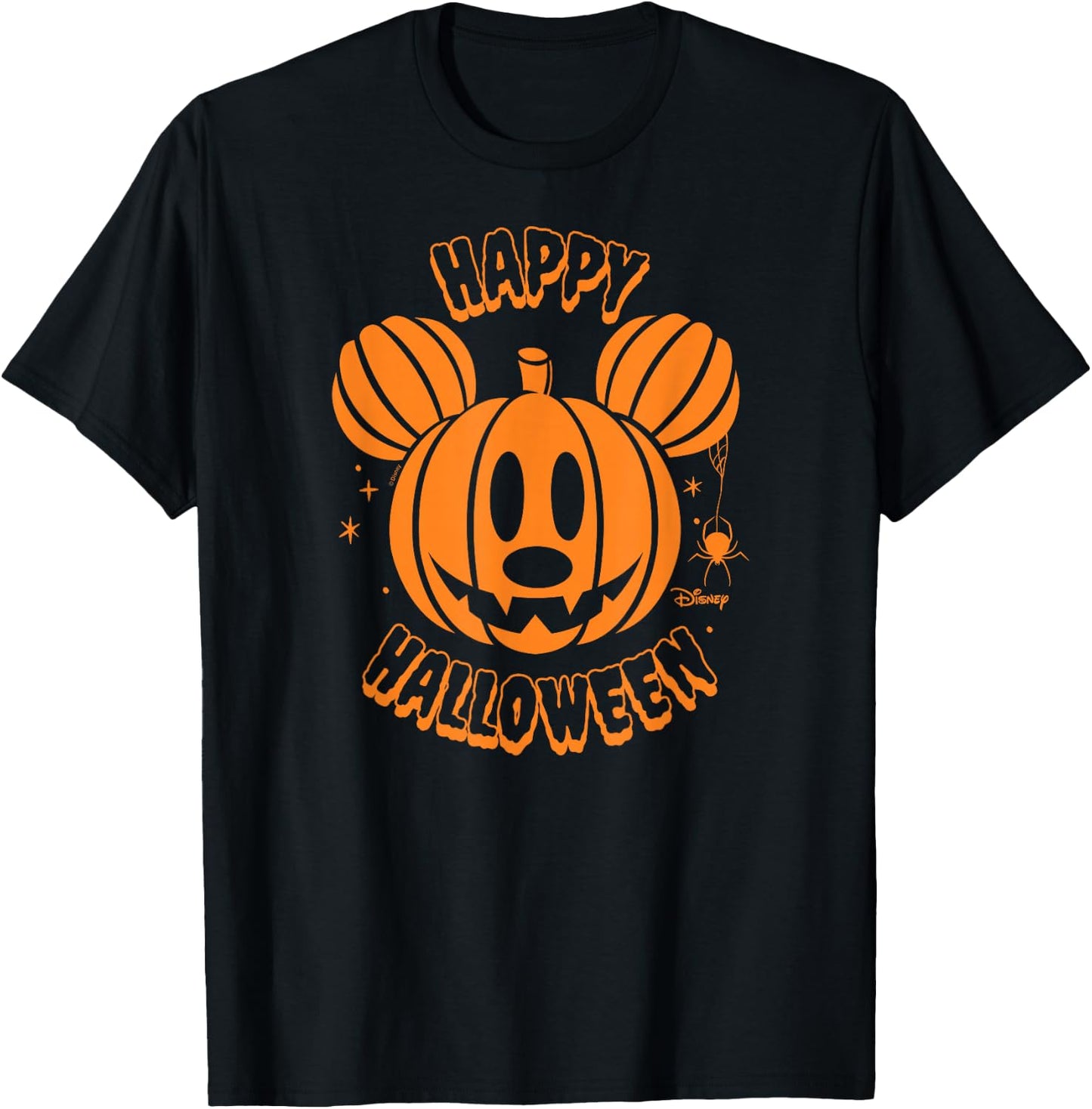 Disney - Mickey Pumpkin T-Shirt - T-Shirt | Black