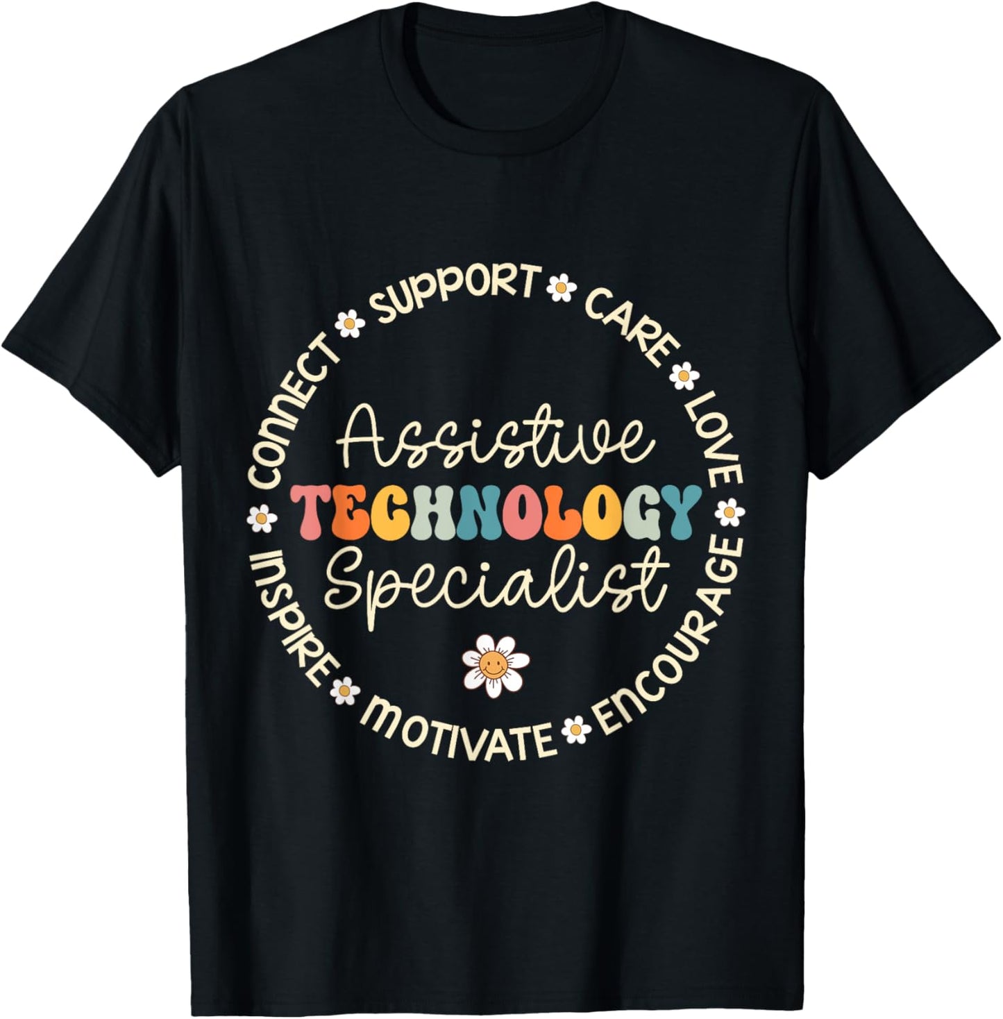 Assistive Technology Specialist Appreciation Back to School T-Shirt - T-Shirt | Black