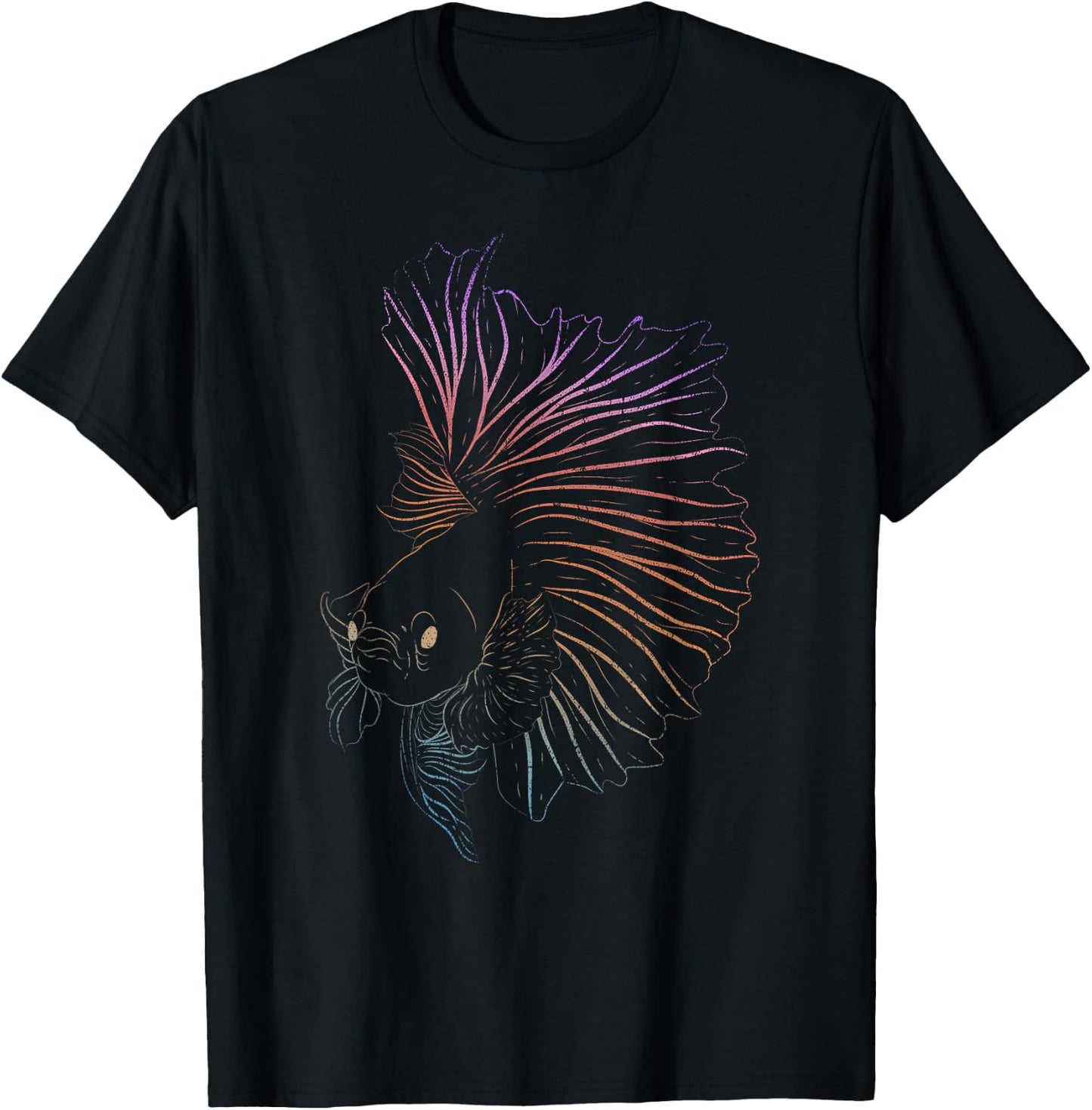 Aquarium Owner Siamese Fighting Fish Lover Betta Fish T-Shirt - T-Shirt | Black