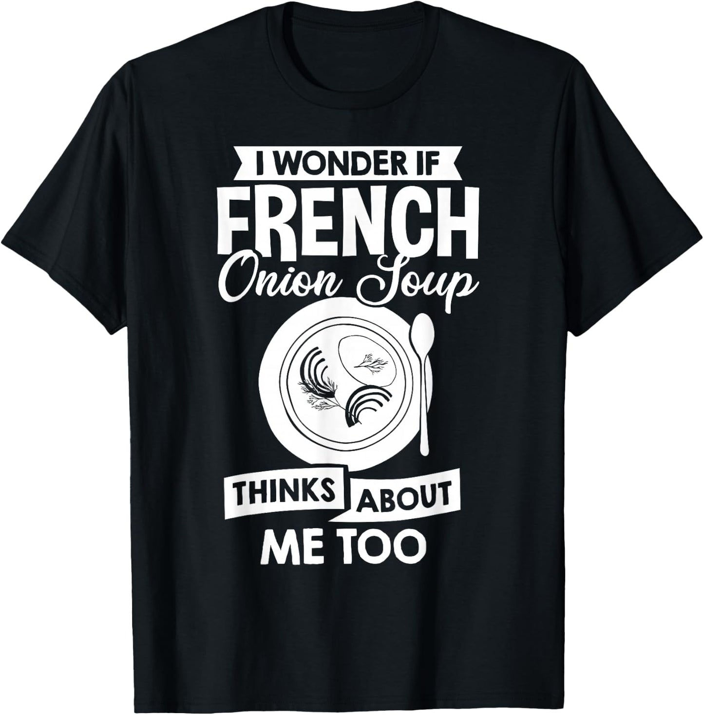 French Onion Soup Recipe Mix Bowl Japanese Cheese T-Shirt - T-Shirt | Black