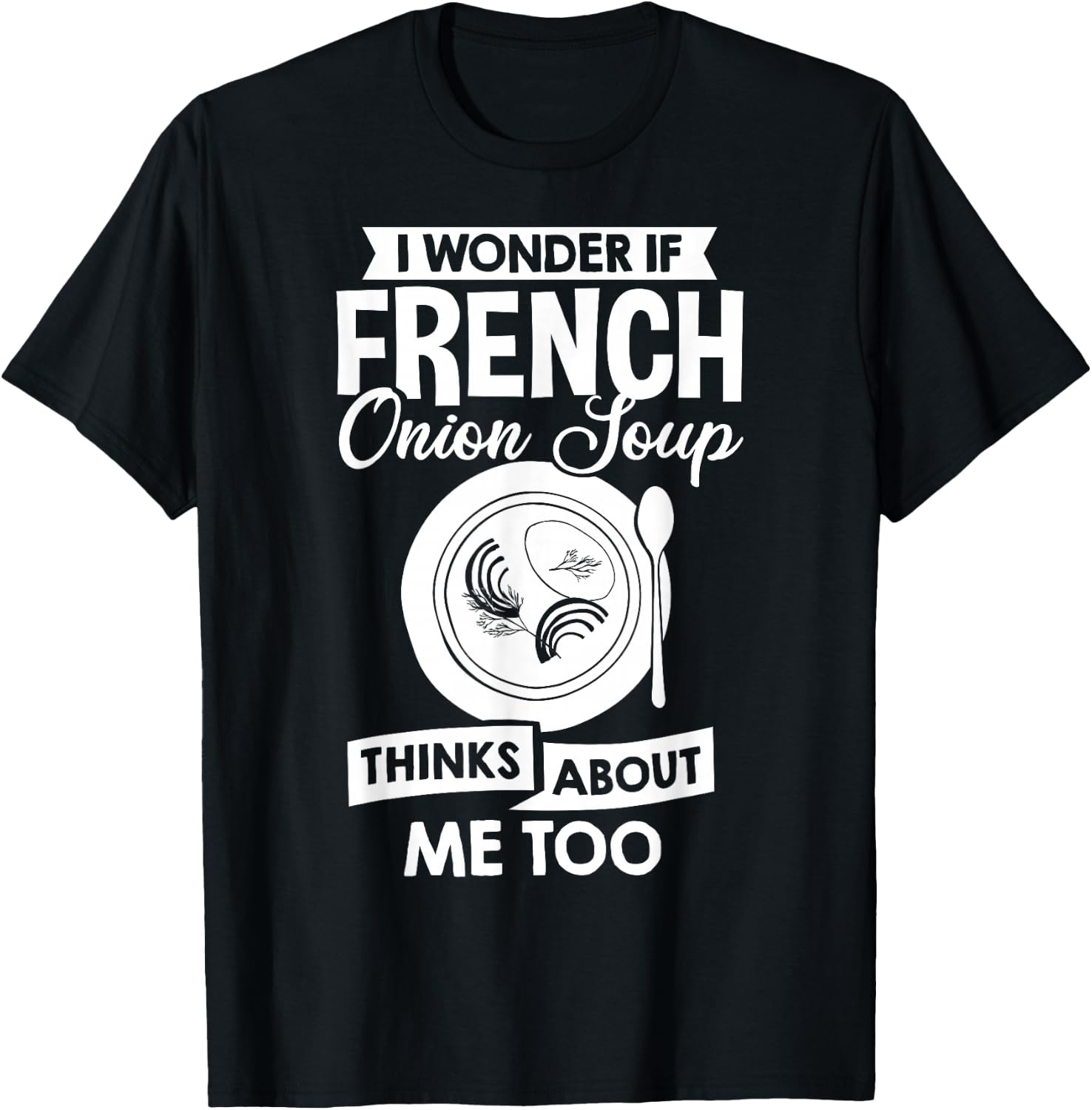 French Onion Soup Recipe Mix Bowl Japanese Cheese T-Shirt - T-Shirt | Black