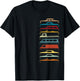 Corvair Silhouettes Illustration All Models T-Shirt - T-Shirt | Black