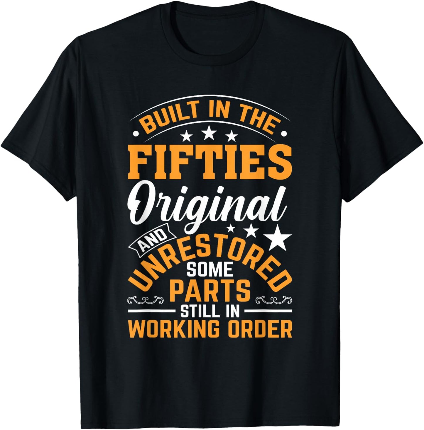 Built in The Fifties Built in The 50s Birthday T-Shirt - T-Shirt | Black