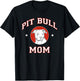 Pit Bull Mom Dog Mother T-Shirt - T-Shirt | Black