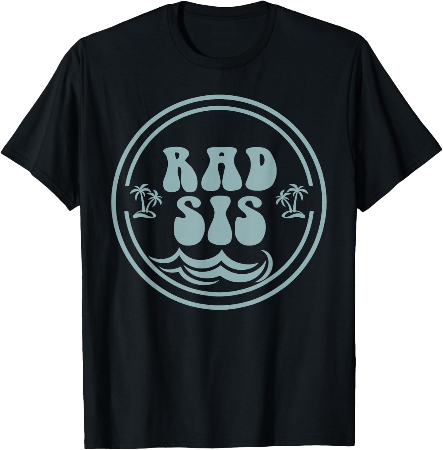 Rad Sis Surf Matching Birthday The Big One 1st Birthday T-Shirt - T-Shirt | Black