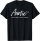 Auntie - like a mom only cooler T-Shirt - T-Shirt | Black