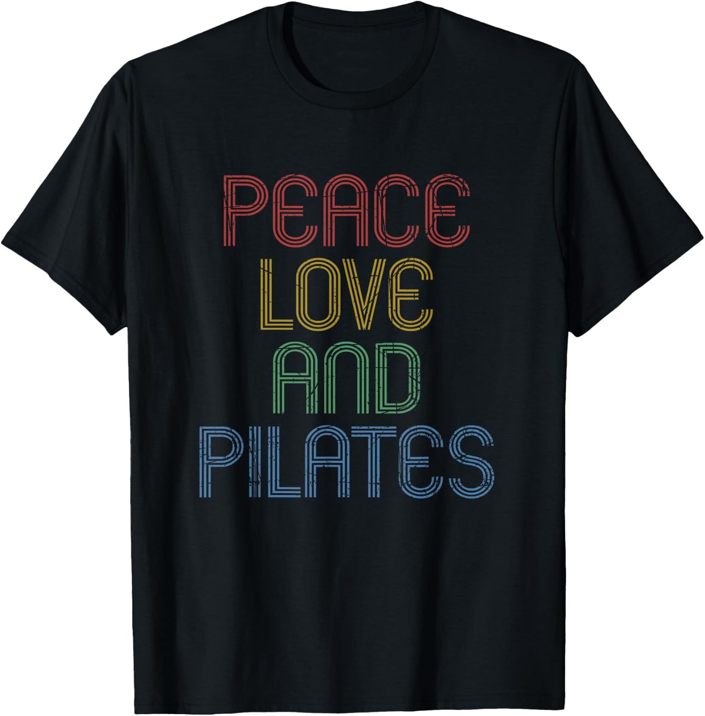 Funny Meditation Pilates Instructor - Yoga & Pilates T-Shirt - T-Shirt | Black