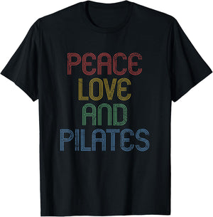 Funny Meditation Pilates Instructor - Yoga & Pilates T-Shirt - T-Shirt | Black