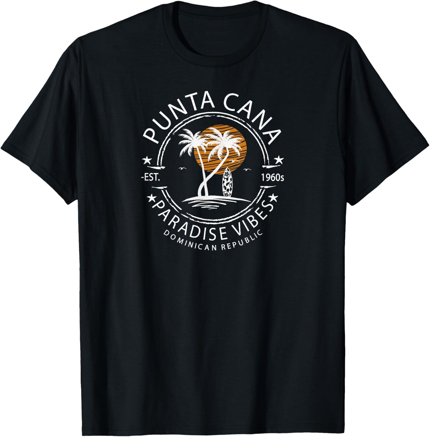 Punta Cana Vacation Dominican Republic Summer Paradise T-Shirt - T-Shirt | Black