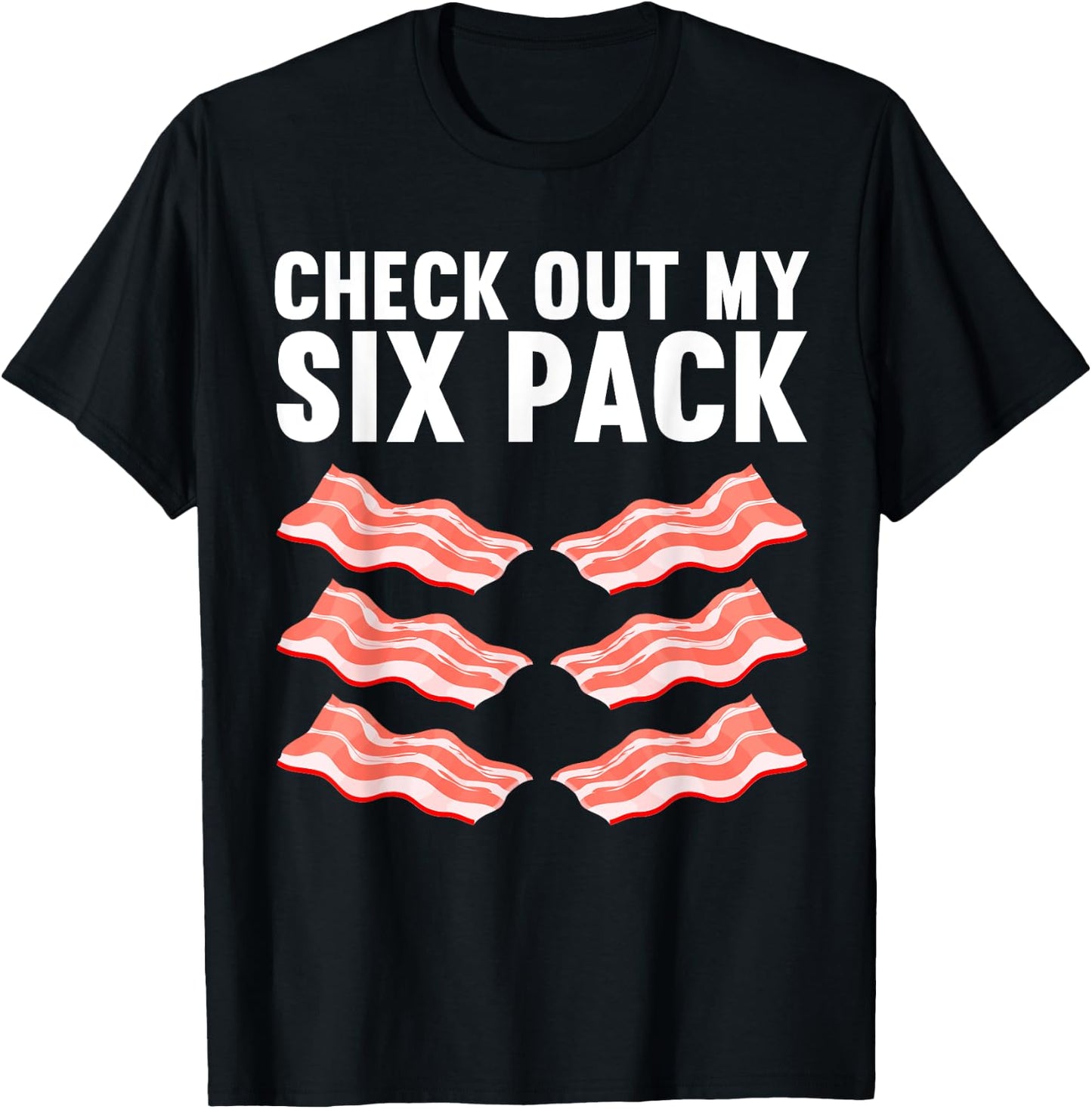 Cool Bacon Women Kids Pork Food Meat Lovers Foodie T-Shirt - T-Shirt | Black