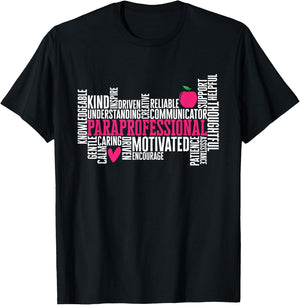 Paraprofessional Teacher Assistant T-Shirt - T-Shirt | Black