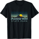 Franconia Notch State Park Retro Clothes & Gear - Souvenir T-Shirt - T-Shirt | Black