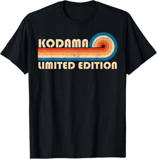 KODAMA Surname Retro Vintage 80s 90s Birthday Reunion T-Shirt - T-Shirt | Black