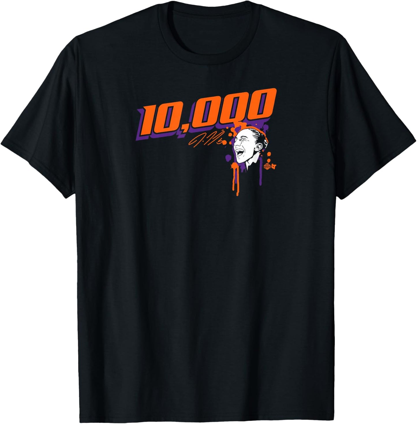Diana Taurasi: 10,000 Points - Phoenix Basketball T-Shirt - T-Shirt | Black