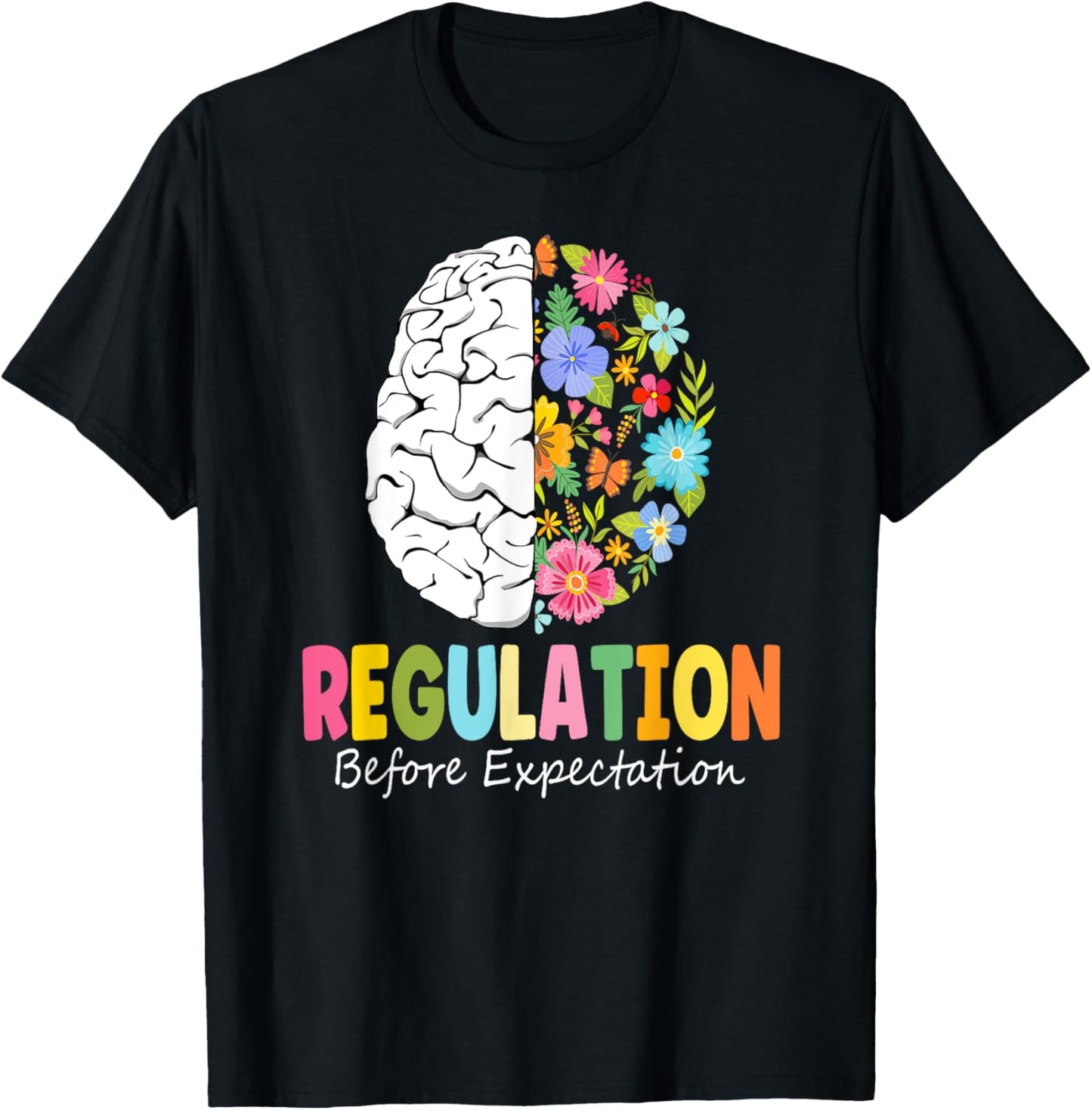 Regulation Before Expectation T-Shirt - T-Shirt | Black