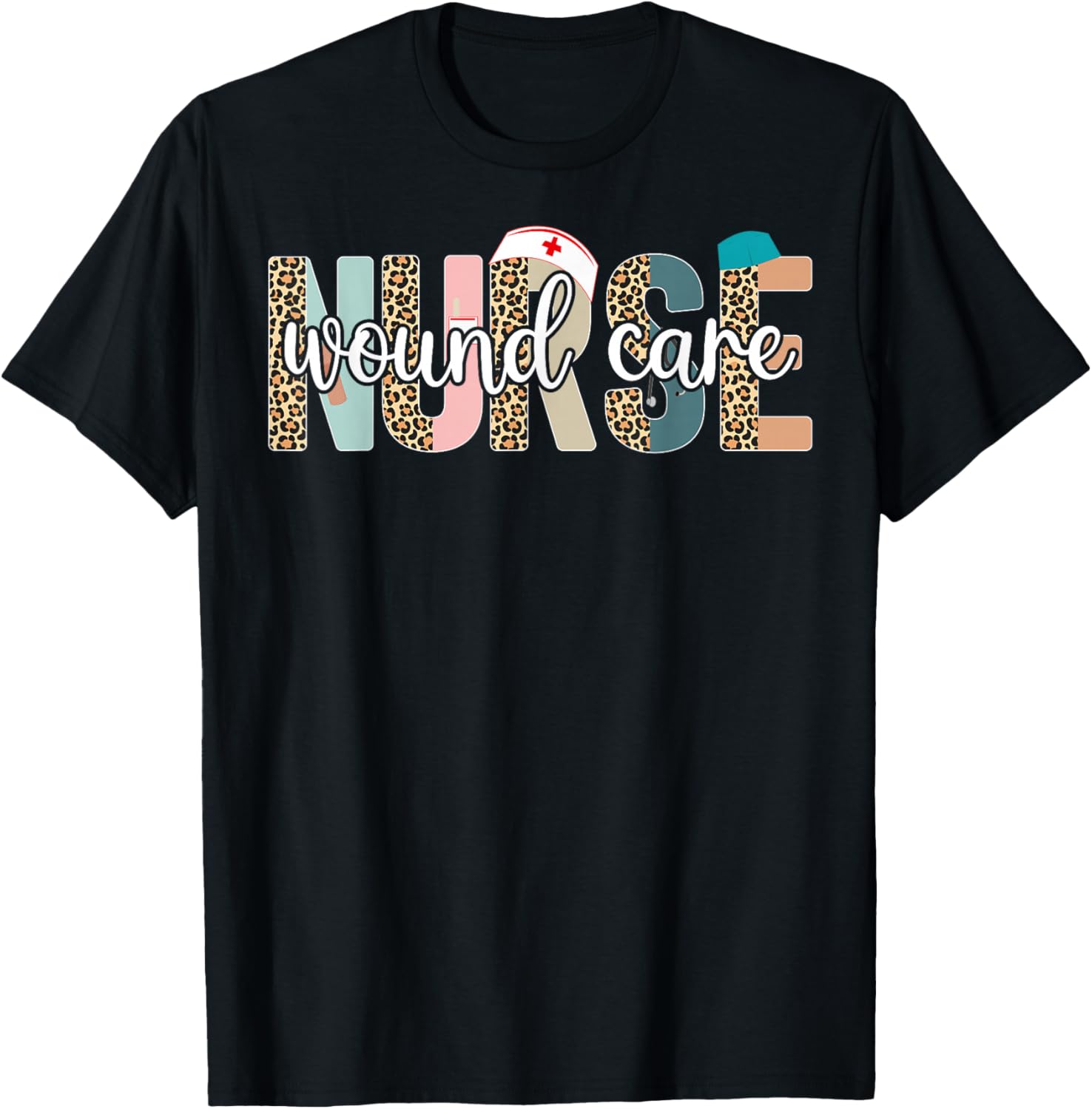 Wound Care Nurse T-Shirt - T-Shirt | Black