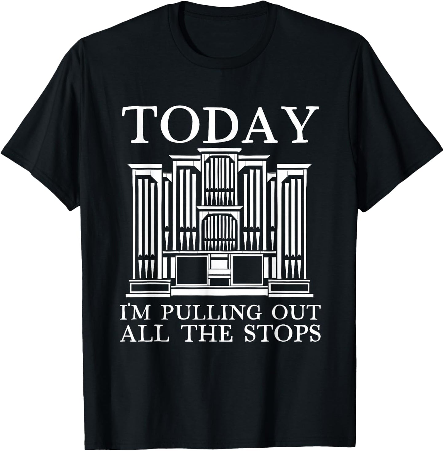 Organ Player Organist Church Organist Organ T-Shirt - T-Shirt | Black