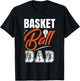 Basketball Father Dad Basketball Player Dad Father's Day T-Shirt - T-Shirt | Black