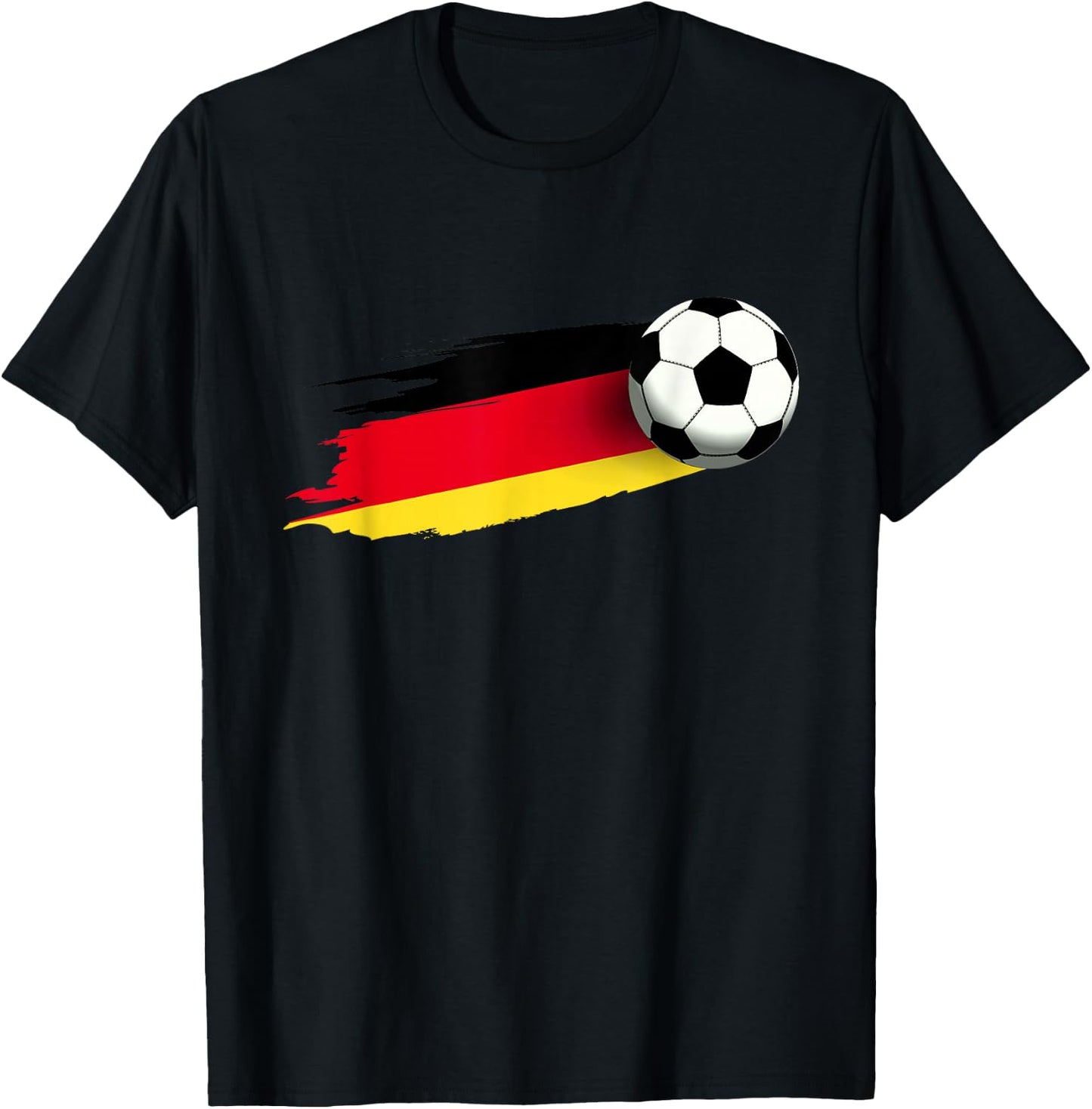 Germany Flag Jersey German Soccer Team German T-Shirt - T-Shirt | Black
